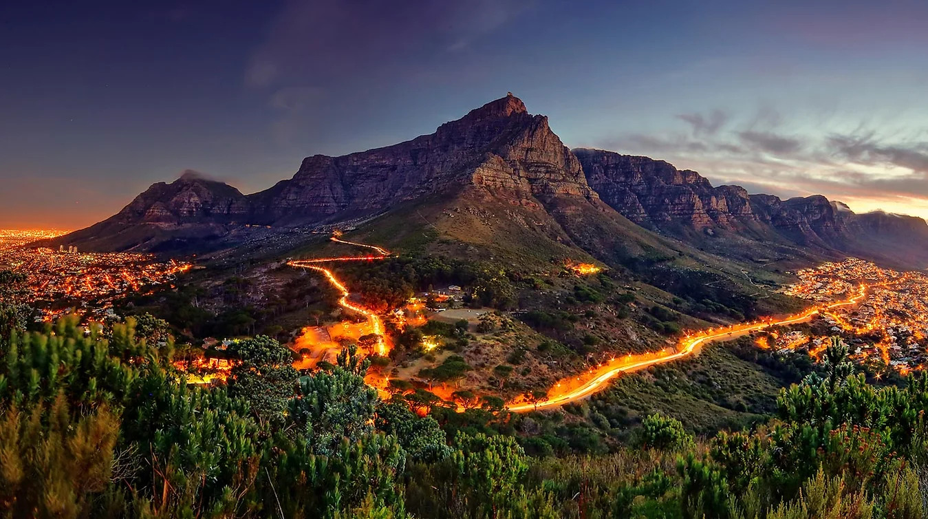 fanF Tours Cape Town by night